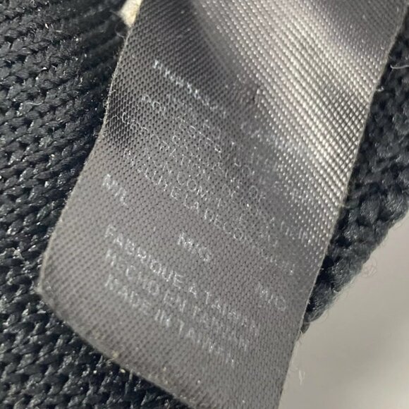 Vintage AIR JORDAN Jumpman Knit Woven Flex Fit Hat Cap Black Size M/L - Picture 8 of 8